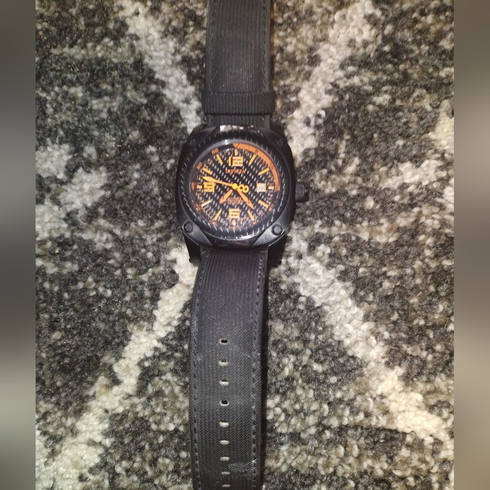 Men's Corduba Nylon Black Dial Invicta Watch